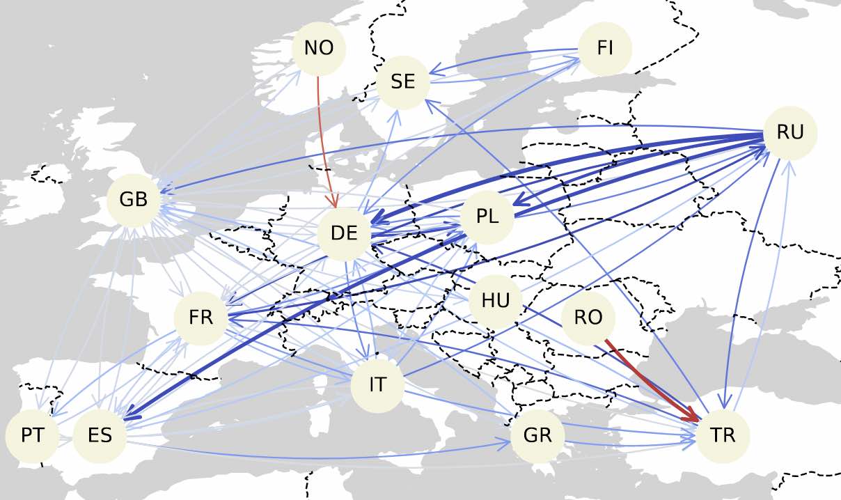 The influence of multilingual individuals on social connectedness in Europe